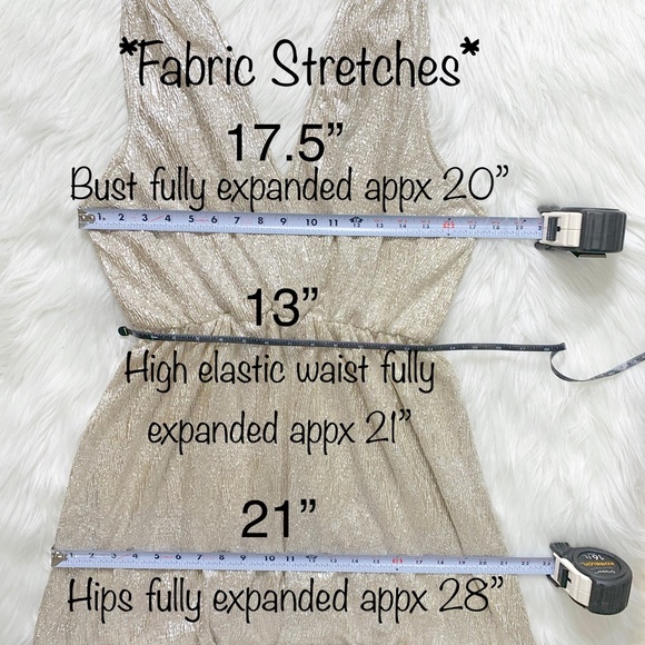 SOLD-Lulu’s Metallic Champagne Maxi Dress - Picture 7 of 8